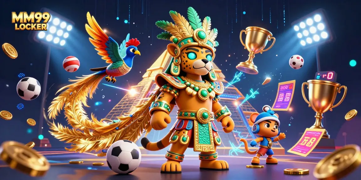Engage in thrilling action with MM99 LOCKER as the Mayan jaguar priest leads the way in this 3D casino adventure.
